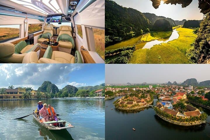 Luxury Tam Coc, Mua Cave & Bich Dong: Full-Day Small-Group Trip from Hanoi