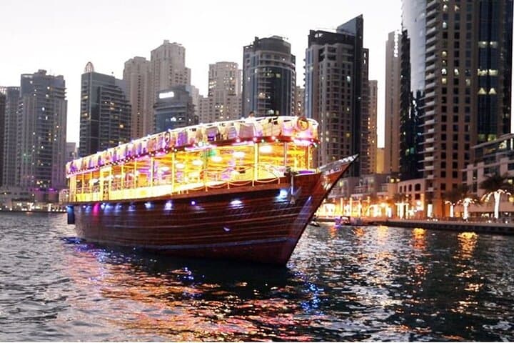 Evening Dhow Cruise Dinner in Dubai Marina: Skyline Lights & Live Entertainment photo 5