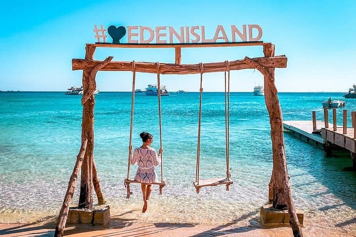 Eden Island Full-Day Boat Trip from Hurghada — Snorkel, Beaches & Buffet Lunch photo 3
