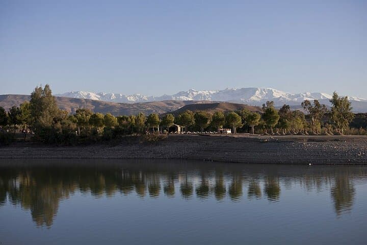 Three Valleys Day Trip — Ourika Valley Waterfalls, Lalla Takerkoust & Agafay Camel Ride photo 3