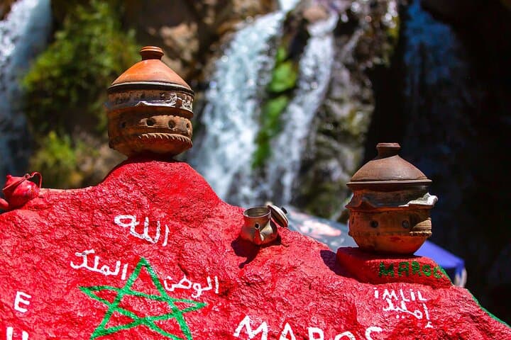 Three Valleys Day Trip — Ourika Valley Waterfalls, Lalla Takerkoust & Agafay Camel Ride photo 5