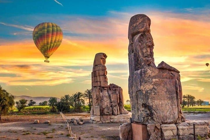 Luxor VIP Private Sunrise Hot Air Balloon with Breakfast — Sunrise Flight Over Thebes photo 1