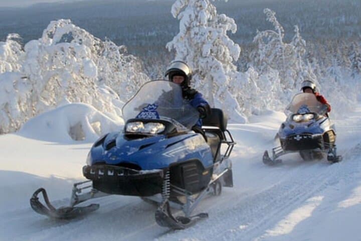 Carpathian Snowmobile Adventure: Full-Day Private Ride from Bucharest