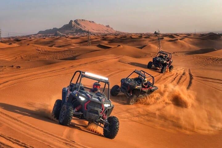 Dubai Polaris 1000CC Desert Buggy Ride with Camel Trek and Sand Skiing photo 3