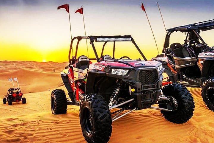 Polaris 1000CC Buggy Desert Ride with Camel Trek and Sand Skiing in Dubai photo 4