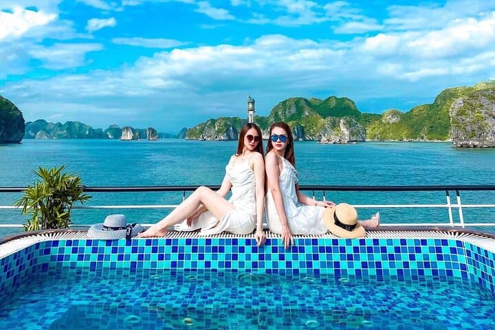 La Casta 7-Hour Halong Bay Day Cruise with Outdoor Jacuzzi & Kayaking