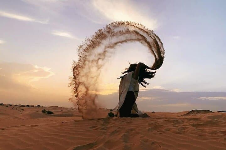 Dubai Evening Desert Safari with BBQ: Dune Bashing, Camel Rides & Live Shows photo 6