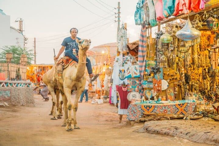 Aswan Camel Riding Adventure: Private West Bank Camel Safari & Nile Boat Ride photo 4