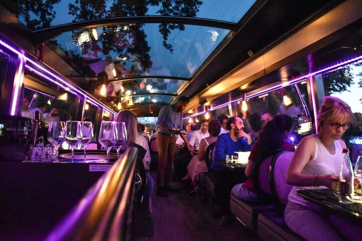 Dinner on a Panoramic Bus: Champs-Élysées Paris by Night photo 2