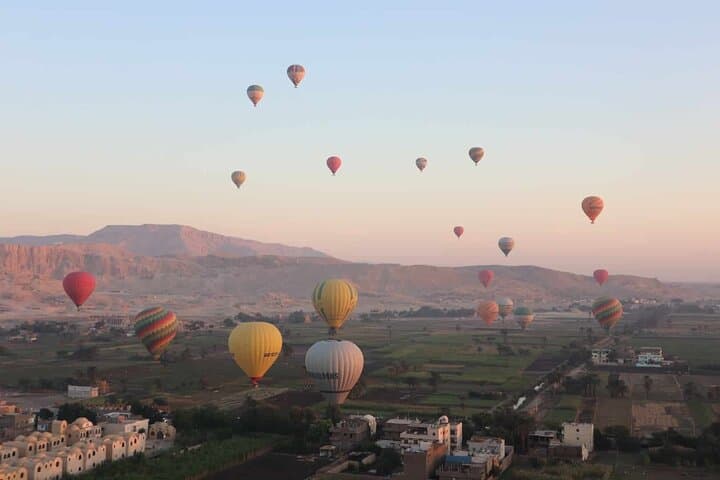 Luxor Sunrise Hot Air Balloon Over Ancient Temples and the Nile photo 3