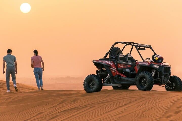 Dubai Polaris 1000CC Desert Buggy Ride with Camel Trek and Sand Skiing photo 4