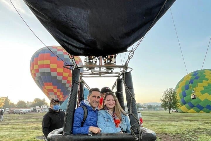 Sunrise Hot Air Balloon Over Teotihuacan: Pyramids, Breakfast & Basilica Day Tour photo 1