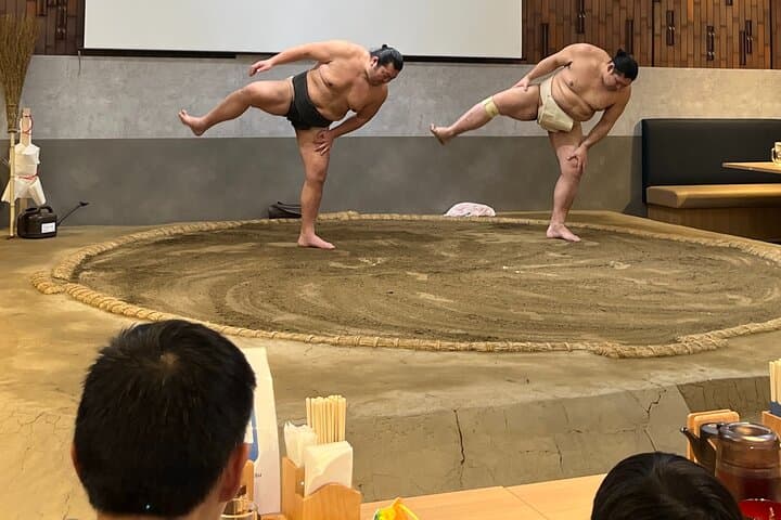 Sumo Show in Tokyo: Meet Retired Rikishi and Try Chanko Nabe photo 5