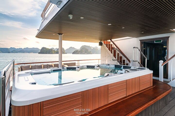 Halong Bay Day Cruise on IRIS: Jacuzzi, Sung Sot Cave & Ti Top Island photo 2