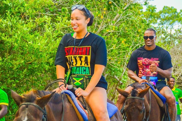 Ocean Horseback Riding and Bamboo Rafting in Montego Bay, Jamaica photo 5