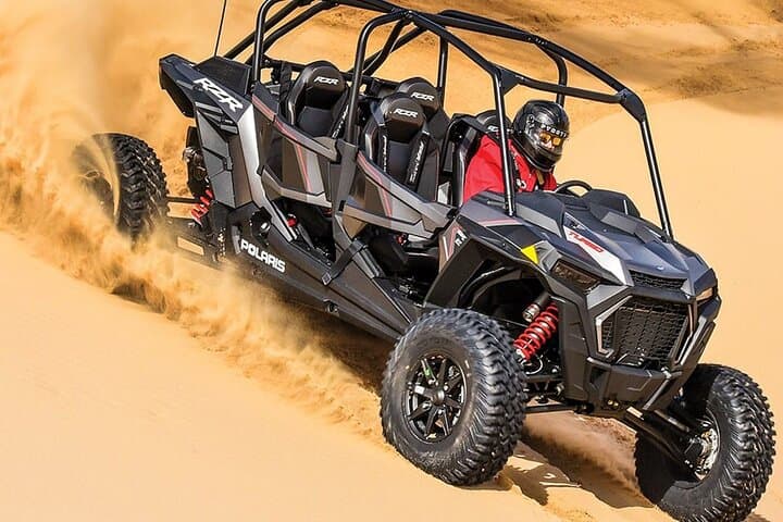 Dubai Desert Polaris 1000CC Buggy Ride with Camel Trek & Sand Skiing