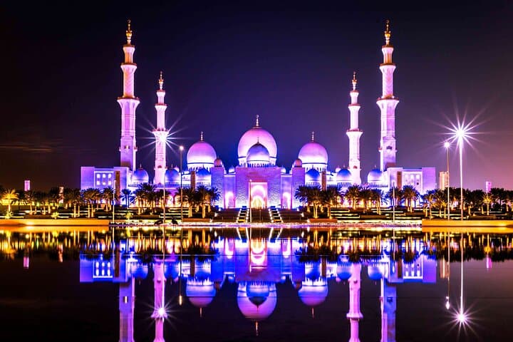 Private Abu Dhabi Grand Mosque and Qasr Al Watan Palace Tour