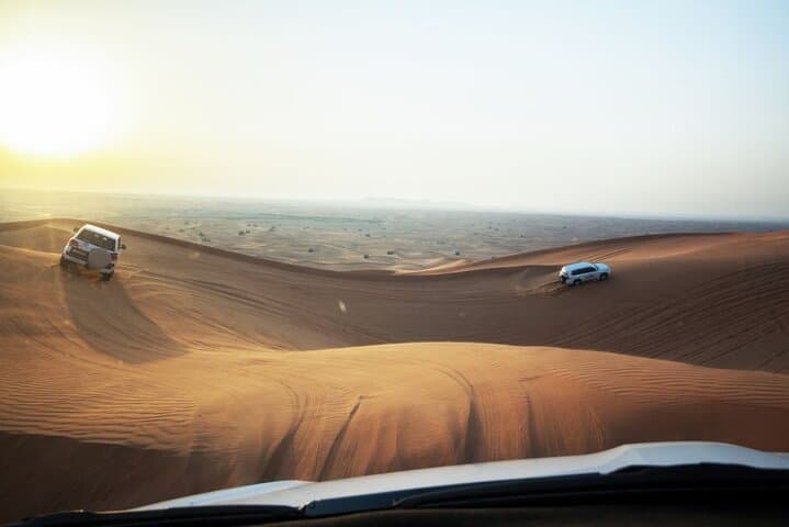 Dubai Morning Desert Safari: 4-Hour Private Dune-Bashing, Camel Ride & Sandboarding photo 4