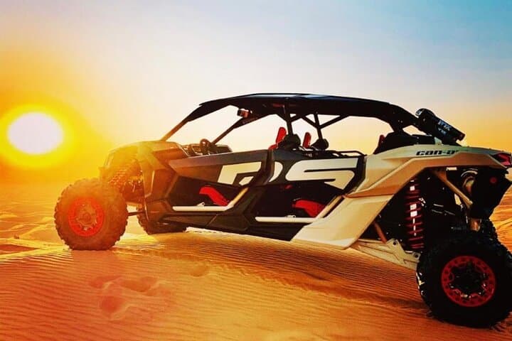 Self-Drive CAN-AM Buggy in Dubai Desert: Camel Ride & Sand Skiing Adventure photo 2
