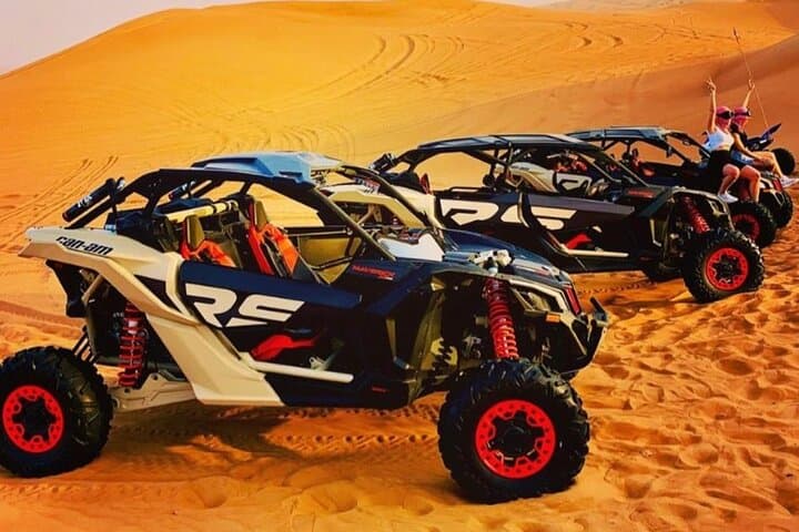 Self-Drive CAN-AM Buggy in Dubai Desert: Camel Ride & Sand Skiing Adventure photo 3