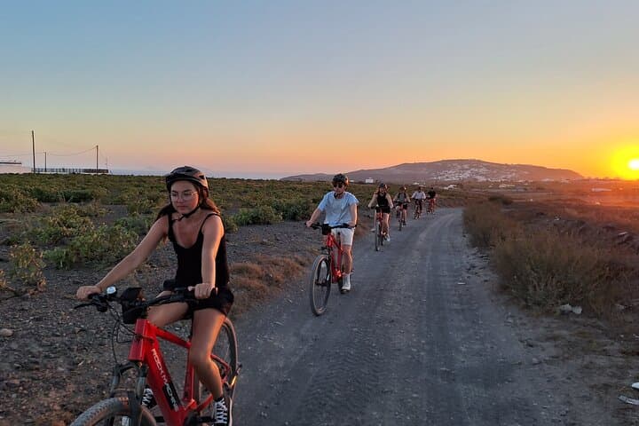 Santorini E‑Bike Sunset Tour: Tomato Museum to Caldera Views photo 4
