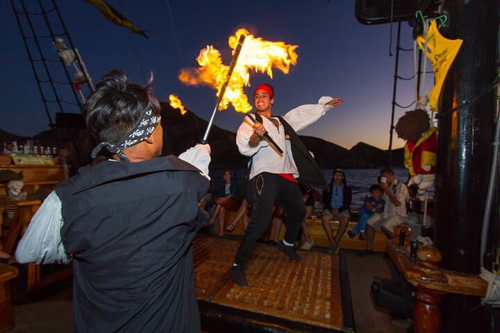 Sunset Pirate Dinner Cruise in Cabo San Lucas: Live Show, BBQ & Open Bar