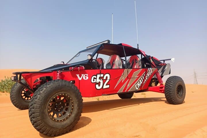 Desert Challenge Buggy — 4‑Seat High‑Dune Adventure in Dubai