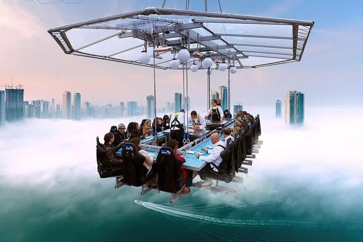 Dinner in the Sky Dubai: 50m Aerial Fine Dining Over Palm & Marina