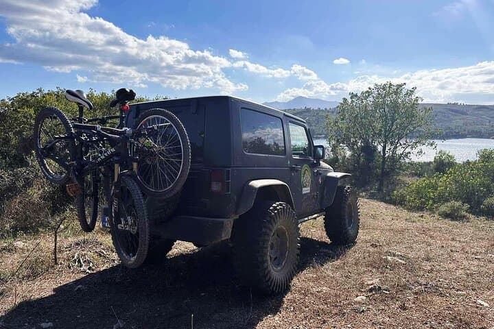 Off-Road Mountain Bike Tour Around Marathon Lake — Private Athens Adventure