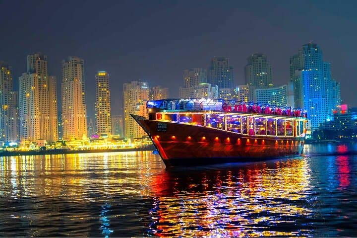 Dubai Marina Luxury Dinner Cruise with Transfers