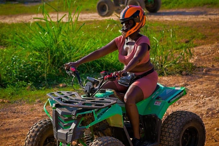 Montego Bay ATV Safari to Hidden Waterfalls with Horseback Beach Ride and Seafood Dinner photo 3
