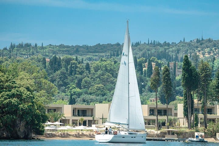 Half-Day Sailing Yacht Cruise on Corfu’s North-East Beaches photo 1