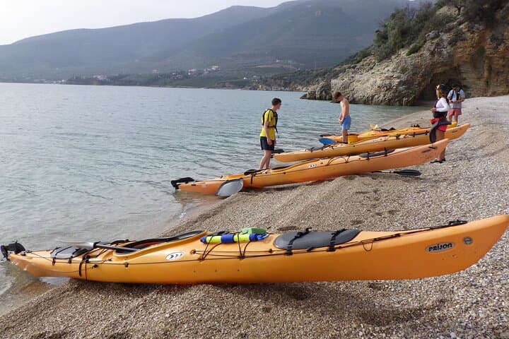 Half-Day Sea Kayak Pirate Cave Tour in Kynouria, Peloponnese photo 3