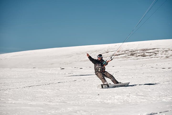 Snowkiting in Ashotsk: Private Wilderness Kite Adventure in Armenia photo 4