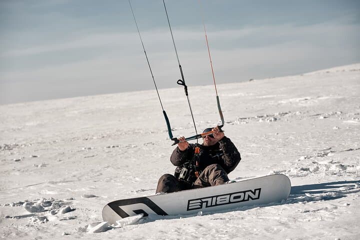 Snowkiting in Ashotsk: Private Wilderness Kite Adventure in Armenia photo 5