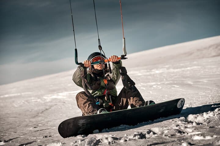 Snowkiting in Ashotsk: Private Wilderness Kite Adventure in Armenia