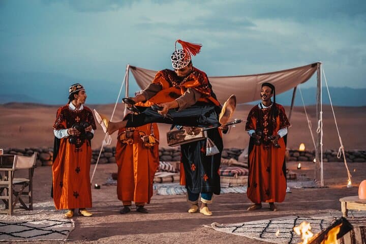 Sunset Dinner in Agafay Desert: Stargazing, Berber Show & Transfers from Marrakech photo 5