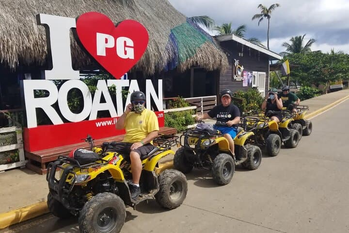 Roatan ATV and Mayan Eden Wildlife Adventure: Monkeys, Sloths & Coastal Trails photo 6