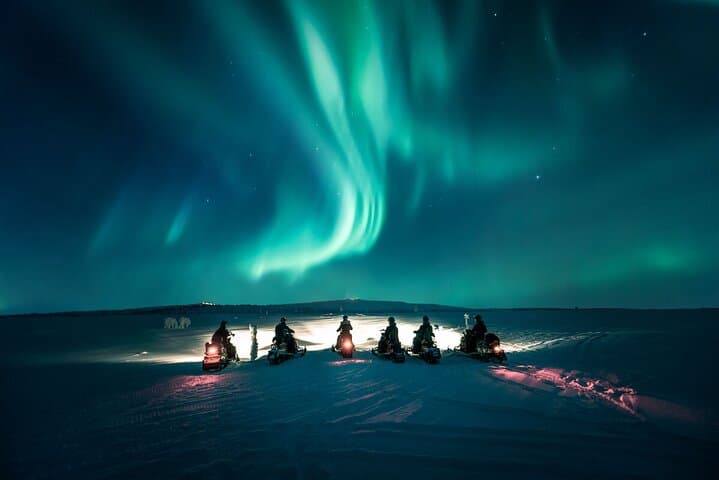 Northern Lights Snowmobile Safari in Rovaniemi — Campfire Picnic & Night Ride photo 3
