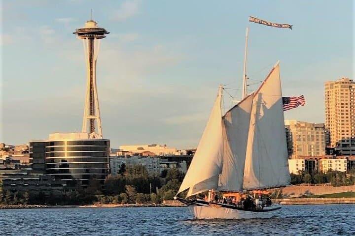 Sailing Elliott Bay: Two-Hour Tall-Ship Harbor Tour from Pier 66