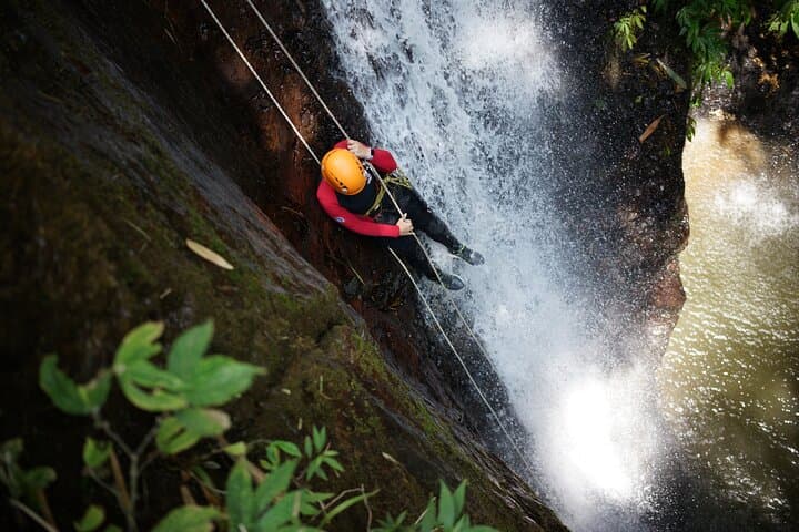 Full-Day Bali Canyoning Adventure: Gitgit Waterfalls, Zipline & Hot Springs