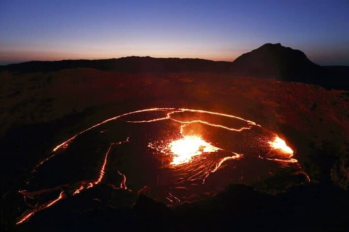 3-Day Danakil Adventure: Erta Ale Volcano, Dallol Springs & Lake Afdera