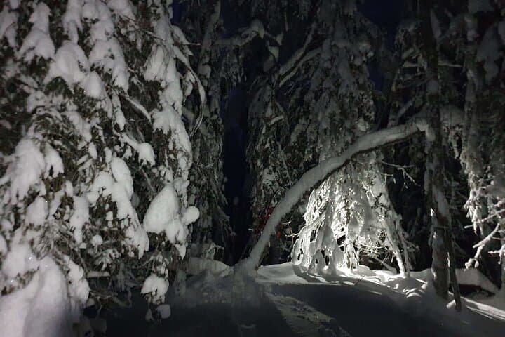 Night Skiing on Lake Norvajärvi: Arctic Nocturnal Ski Tour Near Rovaniemi photo 3