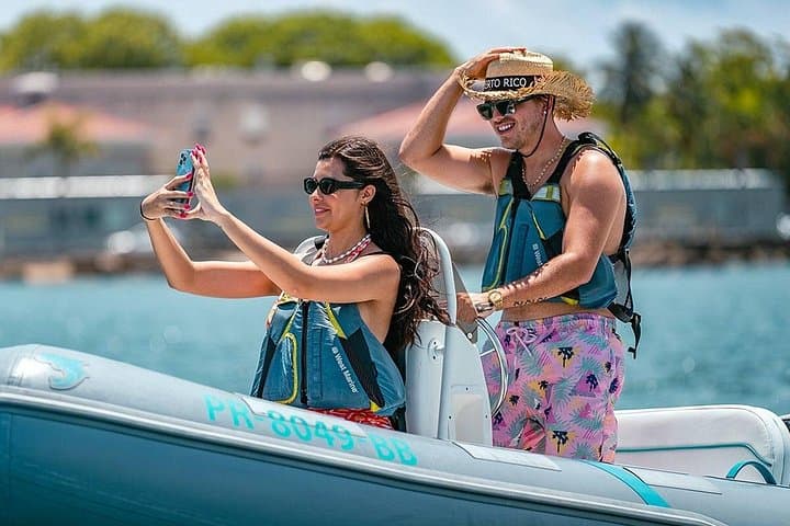 San Juan Mini Boats — Captain a 13' Rigid Inflatable Across San Juan Bay photo 3