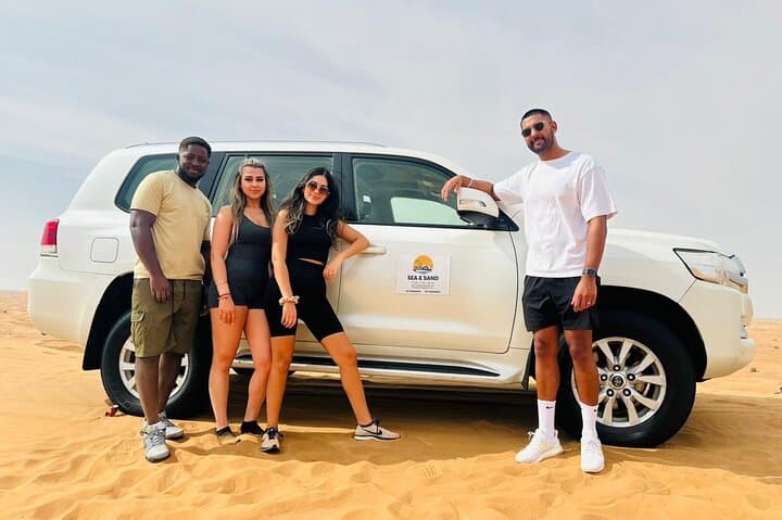 Evening Red Dune Desert Safari & Quad Bike with BBQ Dinner in Dubai