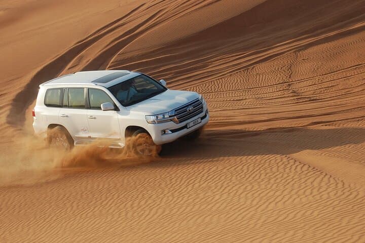 7-Hour Dubai Desert Safari: Sunset Dunes, Sandboarding & BBQ Camp