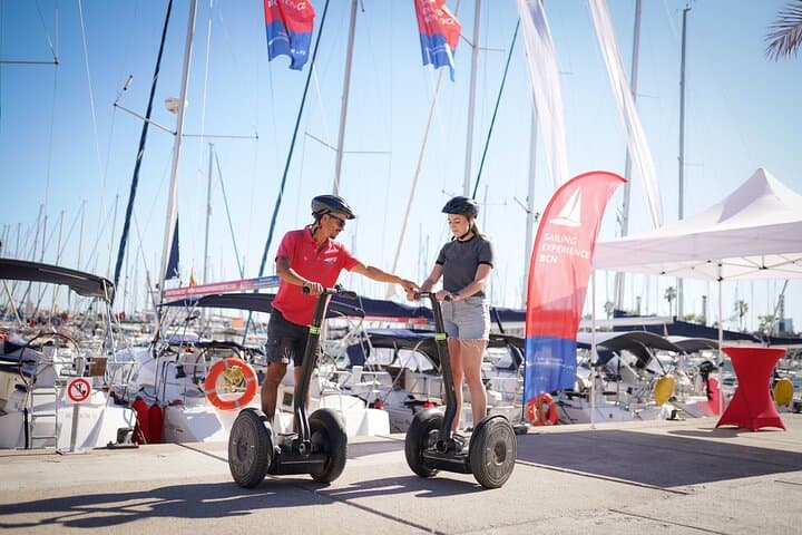 Segway and Sailing Experience Barcelona: Port Vell to Port Olímpic