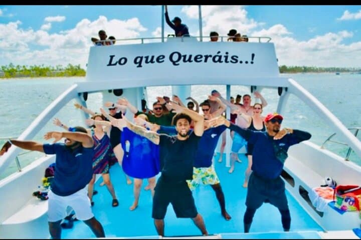 Private Catamaran Cruise with Slide and Unlimited Drinks in Punta Cana photo 3