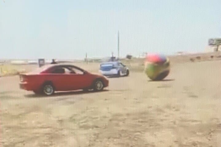 Drive Giant Ball Soccer in Las Vegas — Vegas Rally Rocket Experience