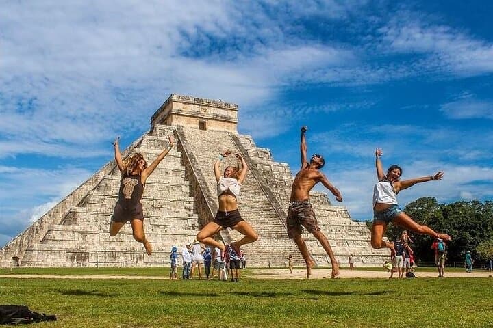 Day Trip to Chichén Itzá, Saamal Cenote & Valladolid — From Cancun by Panoramic Bus photo 3